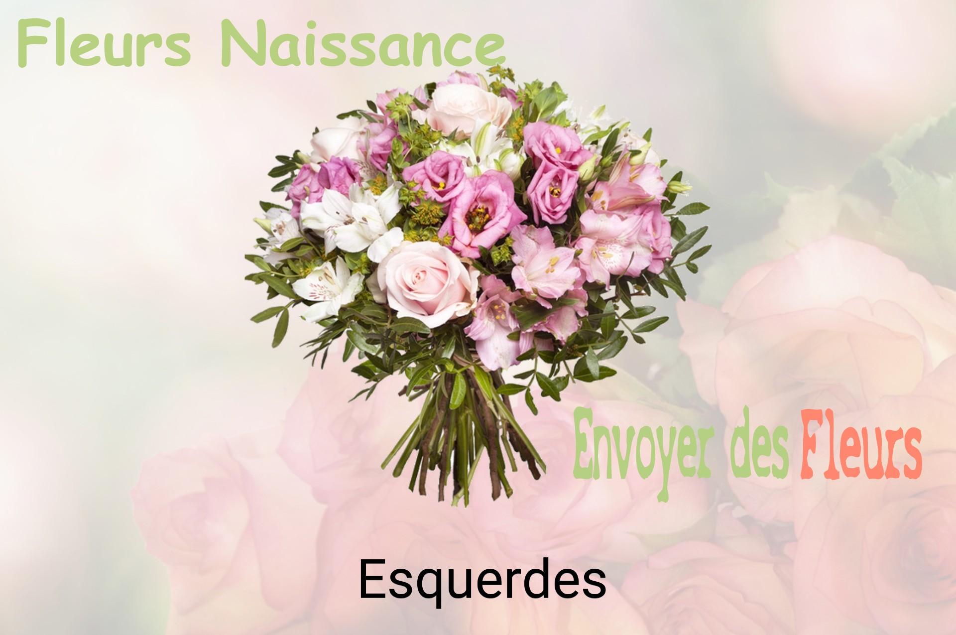 Bouquet de fleurs de naissance livré à Esquerdes